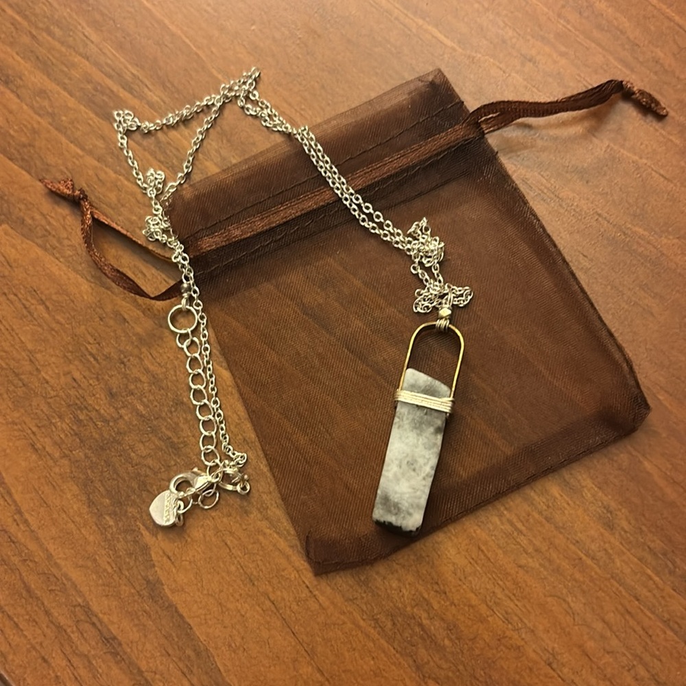 Nakamol Natural Stone & Silver Necklace - Picture 7 of 7